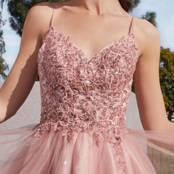 NEW SHORT OFF THE SHOULDER SLEEVELESS A-LINE DRESS WITH OPEN ZIPPER BACK CD0213 - Picture 5 of 9